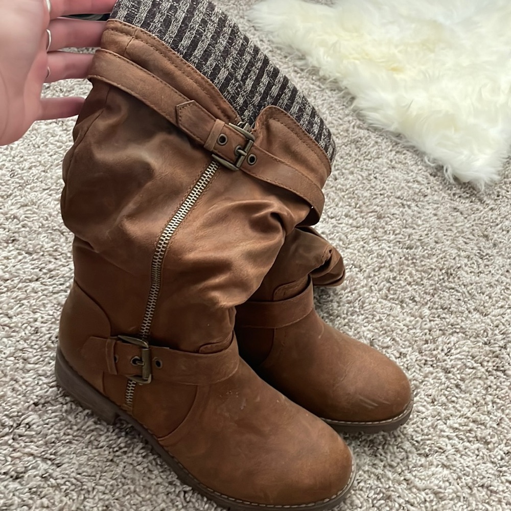 Brown boots